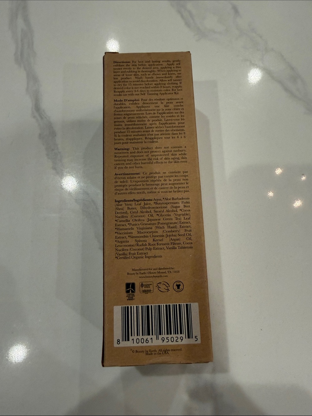 Beauty by Earth Self Tanner Tanning Lotion — Brown (Fair to Medium) - Picture 3 of 7
